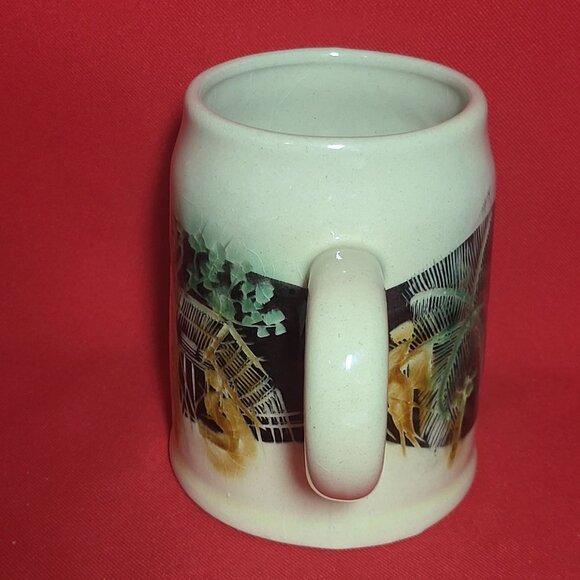 Vintage Sarawak Mug Coffee Cup Palm Trees - Picture 5 of 12